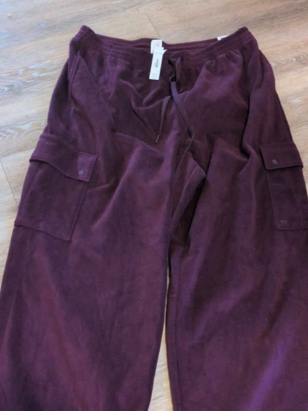 Victoria's Secret PINK Fleece Cargo Pants XXL new